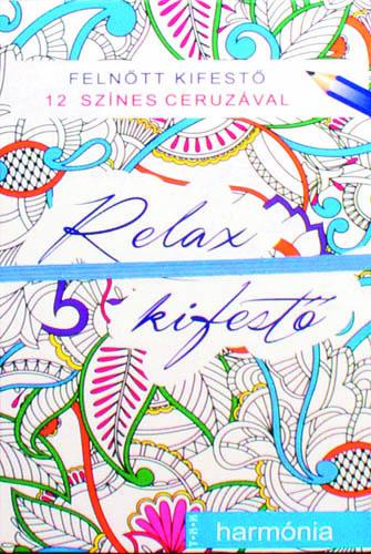 Relax kifestőRelax kifestő+ AJÁNDÉK: 12 színes ceruza