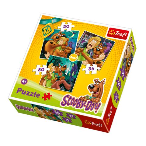 Scooby Doo 3 az 1 -ben! - 50 darabos puzzle
