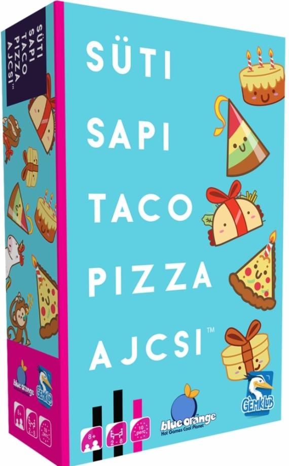 Süti, sapi, taco, pizza, ajcsi -kártyajáték