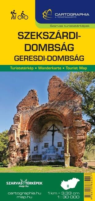 Szekszárdi-dombság, Geresdi-dombság turista-és kerékpáros térkép (új kiadás) Szekszárdi-dombság, Geresdi-dombság turista-és kerékpáros térkép (új kiadás)
