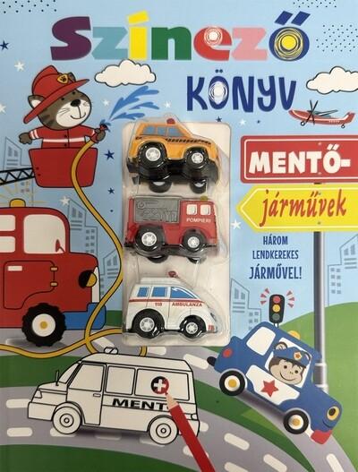 Színező könyv - Mentőjárművek