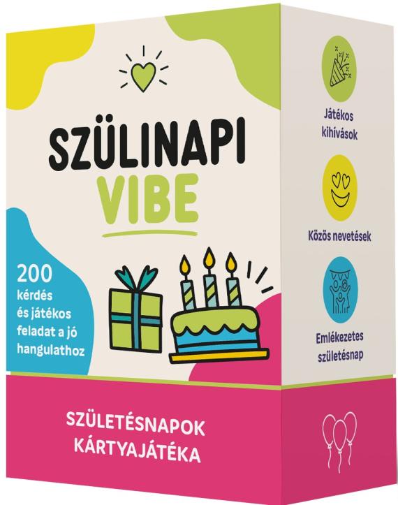 Szülinapi Vibe – Születésnapok kártyajátéka