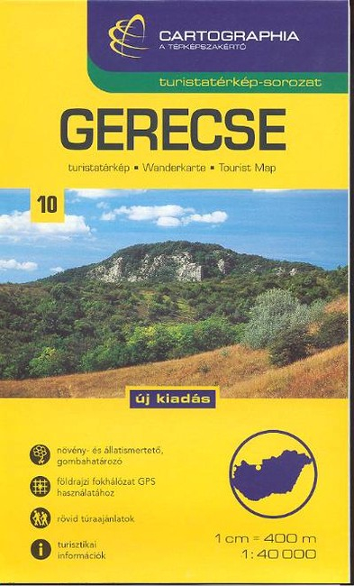 Gerecse - Turistatérkép-sorozat 10.