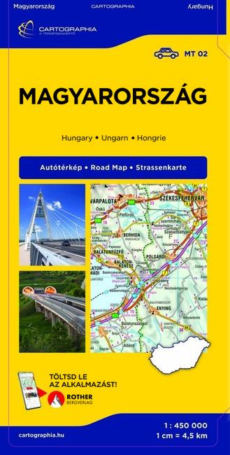Magyarország extra autótérkép (1:450 000) - 2026. (új kiadás)