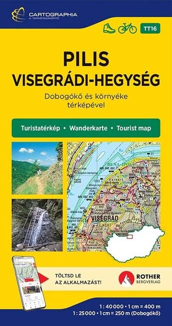 Pilis és Visegrádi-hegység turistatérkép - Dobogkő és környéke térképével - Turistatérkép-sorozat 16.