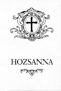 Hozsanna - ima és énekeskönyv - fehér