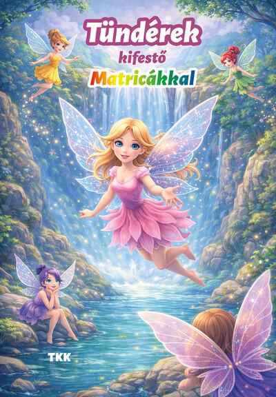 Tündérek kifestő - Matricákkal