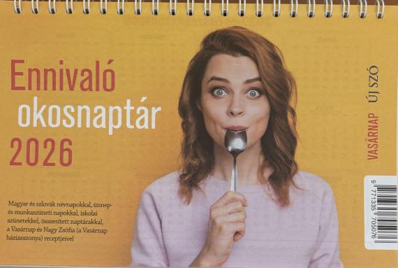 Ennivaló okos naptár - Asztali naptár 2026