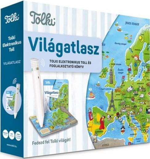 Tolki - Világatlasz szett (könyv +toll)