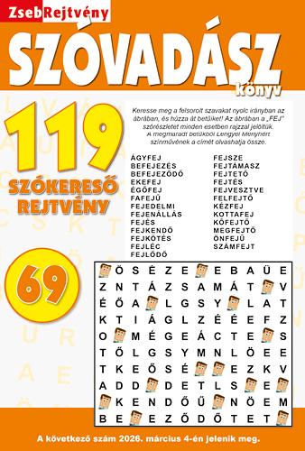 ZsebRejtvény SZÓVADÁSZ Könyv 69