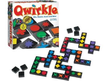 Qwirkle formák színek kombinációk társasjáték
