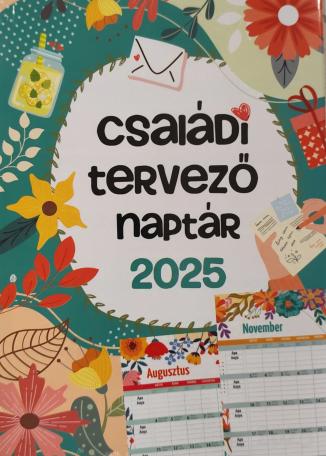 Családi tervező naptár 2025