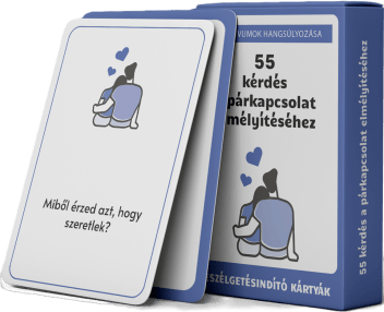 55 kérdés a párkapcsolat elmélyítéséhez (beszélgetésindító kártyák)