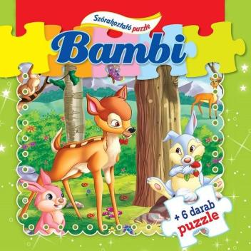 Bambi 6 darabos puzzlekönyv