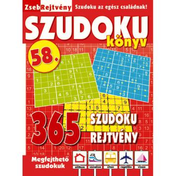 ZsebRejtvény Szudoku könyv 58.