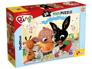 Bing maxi puzzle 24 db-os, 70x50cm, Festés
