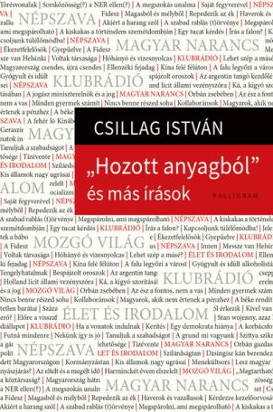 "Hozott anyagból" és más írások