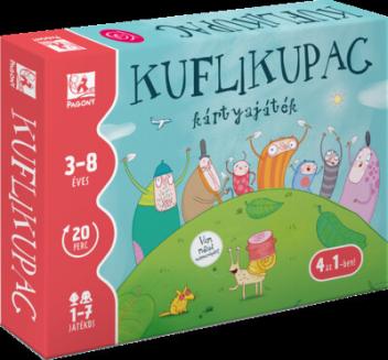 Kuflikupac - Kártyajáték - 4 játék az 1-ben (új kiadás)