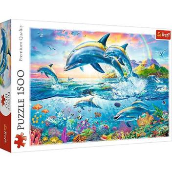 Delfin család 1500 db-os puzzle