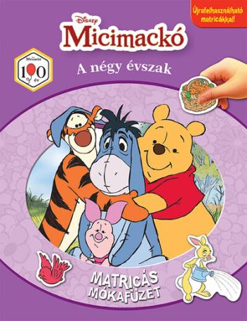 Matricás mókafüzet: Micimackó - A négy évszak