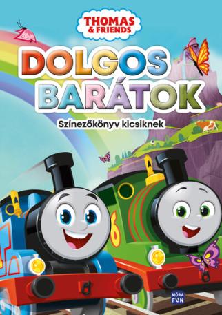 Dolgos barátok - Thomas + Friends - Színezőkönyv a legkisebbeknek