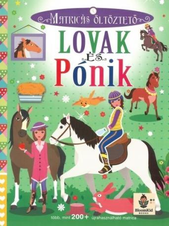 Lovak és Pónik - Matricás öltöztető