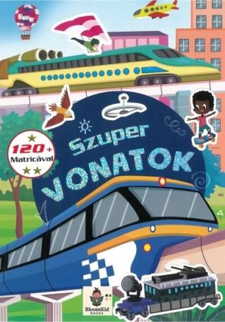 Szuper vonatok 120 matricával Szuper vonatok 120 matricával