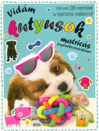 Vidám kutyusok - Matricás foglalkoztatókönyv