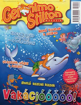 Geronimo Stilton magazin 2 darab Vakációóóóó! + Kiváncsiaké a világ!