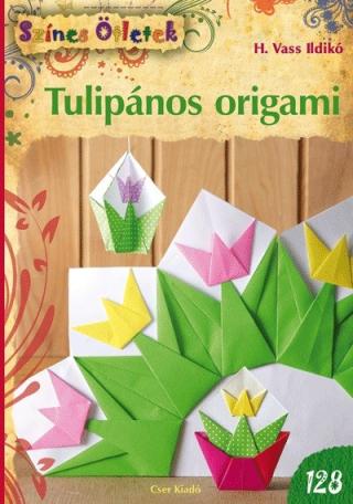 Tulipános origami /Színes ötletek 128.