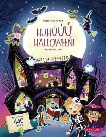HUHÚÚÚ, HALLOWEEN! - Matricás füzet - Több mint 440 matrica! - Albatros matricás füzet