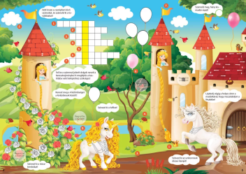 Varázslatos unikornisok - Kalandos gyerekrejtvények - 70 db matricával