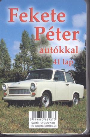 Fekete Péter kártya autókkal /41 lap