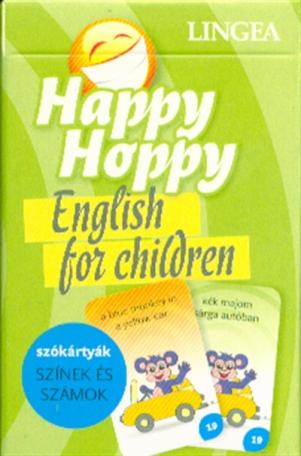 Happy Hoppy szókártyák - Színek és számok /English for Children