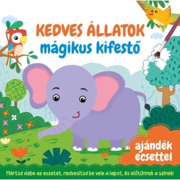 Kedves állatok - mágikus kifestő 