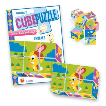 Kocka Kirakó (Cube Puzzle) - Állatok