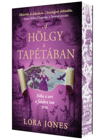 Hölgy a tapétában (éldekorált)