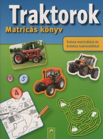 Traktorok - Matricás könyv