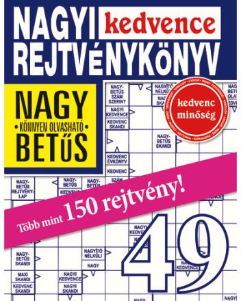 Nagyi kedvence Rejtvénykönyv 49.