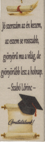 Papirusz idézet Szabó Lőrinc könyvjelző