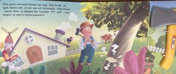 Péter gazda fát vág