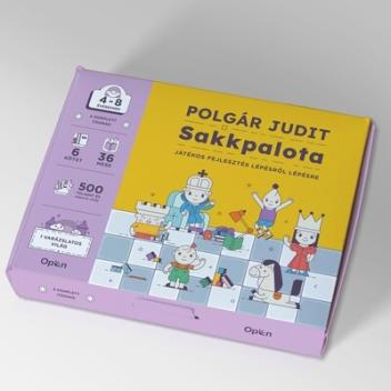 Polgár Judit: Sakkpalota - Játékos fejlesztés lépésről lépésre (6 kötet 1 dobozban)