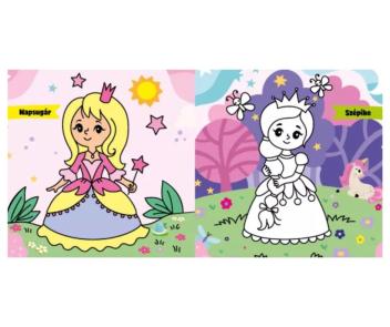 Hercegnők fürdőskönyv - színváltós, mágikus képekkel Hercegnők fürdőskönyv - színváltós, mágikus képekkel