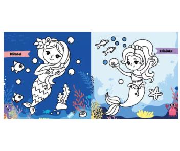 Hercegnők fürdőskönyv - színváltós, mágikus képekkel Hercegnők fürdőskönyv - színváltós, mágikus képekkel