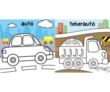 Járművek fürdőskönyv - színváltós, mágikus képekkel 