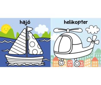 Járművek fürdőskönyv - színváltós, mágikus képekkel 