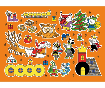 Bogyó és Babóca matrica