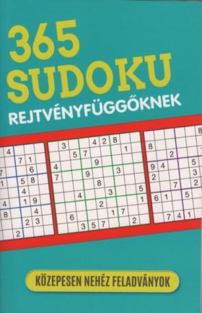 365 Sudoku rejtvényfüggőknek - Közepesen nehéz feladványok