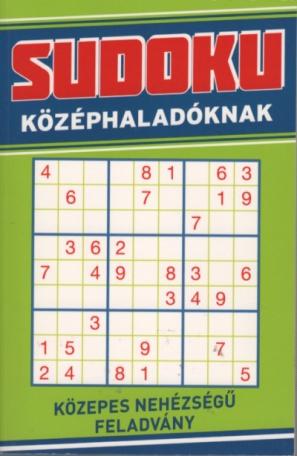 Sudoku középhaladóknak - Közepes nehézségű feladvány (zöld)