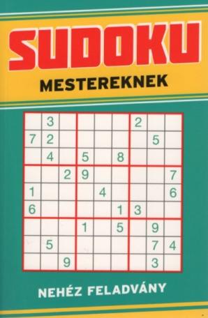 Sudoku mestereknek - Nehéz feladvány (kék)
